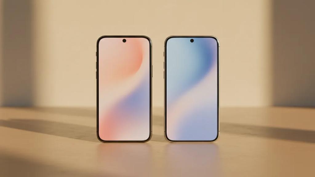 Two smartphones side by side showing mobile data settings screens
